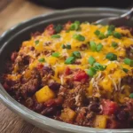Slow Cooker Cowboy Casserole