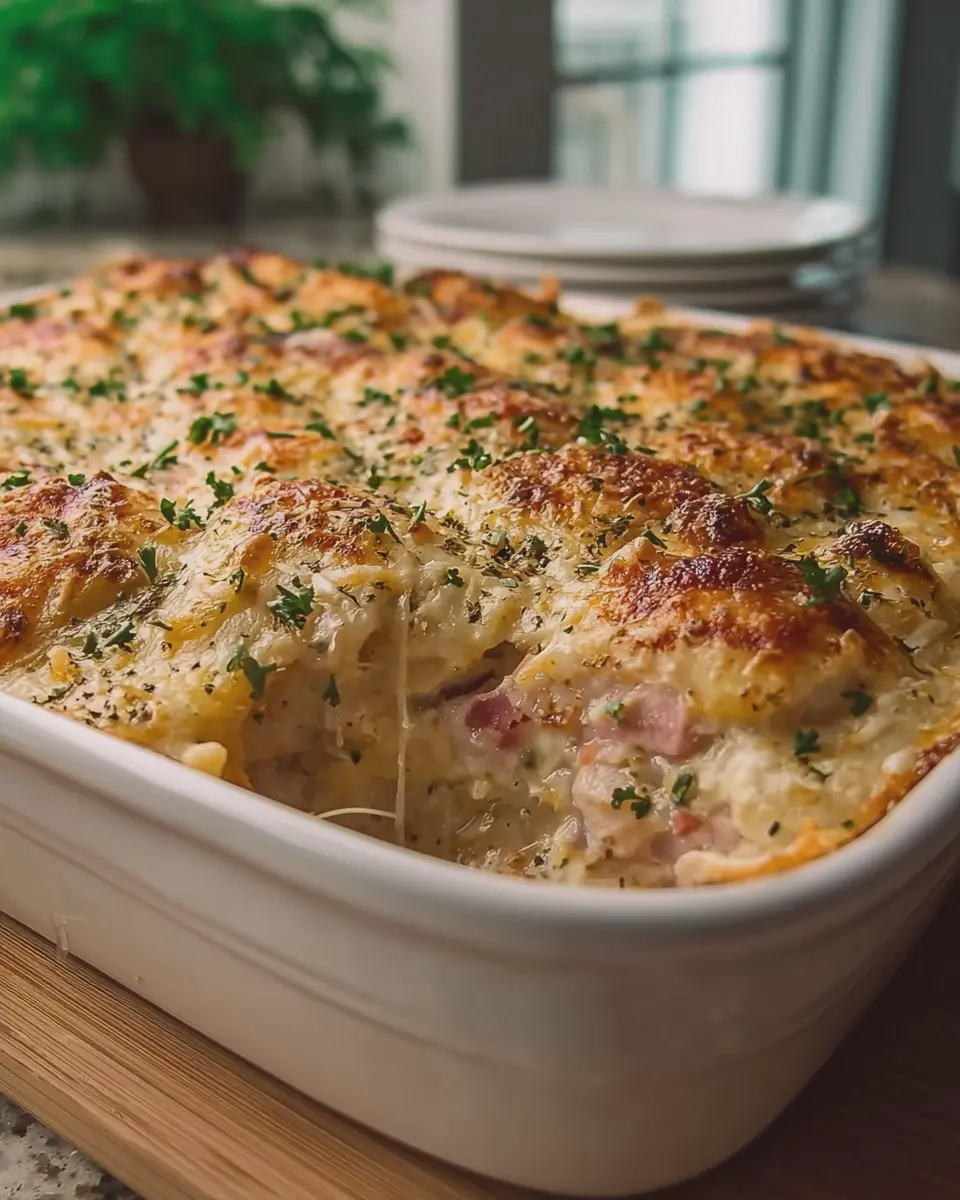 Chicken Cordon Bleu Casserole: Indulgent Comfort Food Delight