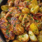 One-Pan Garlic Butter Chicken & Potatoes