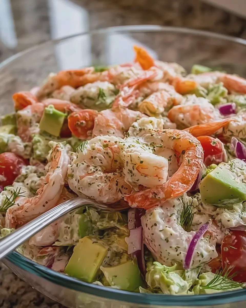 Seafood Salad: A Refreshing Twist with Turkey Bacon and Chicken Ham
