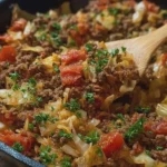 Ground Beef Cabbage Skillet