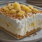 No Bake Pineapple Cream Dessert