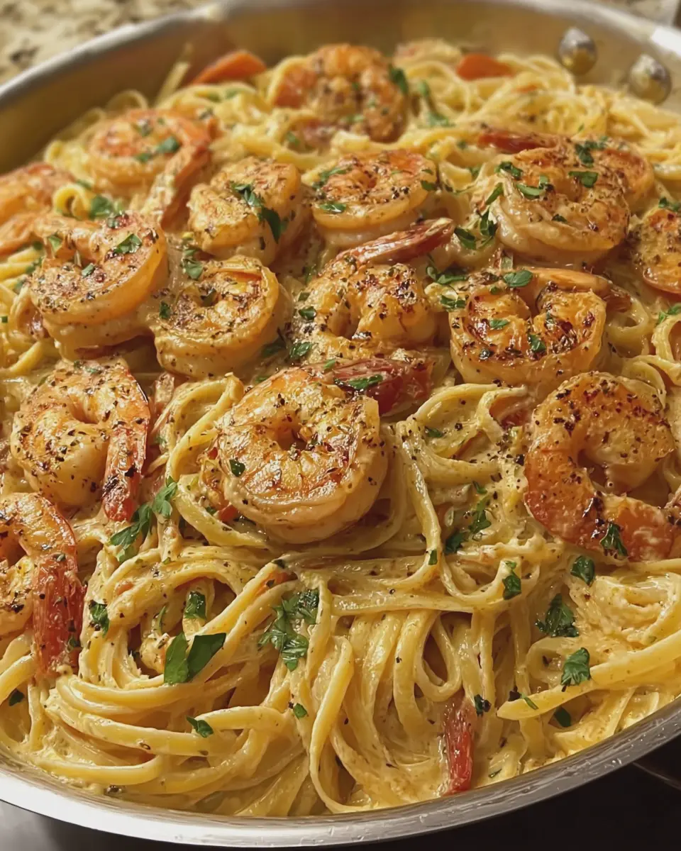 One Pot Creamy Shrimp Linguine: Easy Cajun-Style Delight