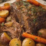 Slow Cooker Pot Roast with Potatoes and Carrots