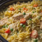 Crockpot Chicken Pot Pie Pasta