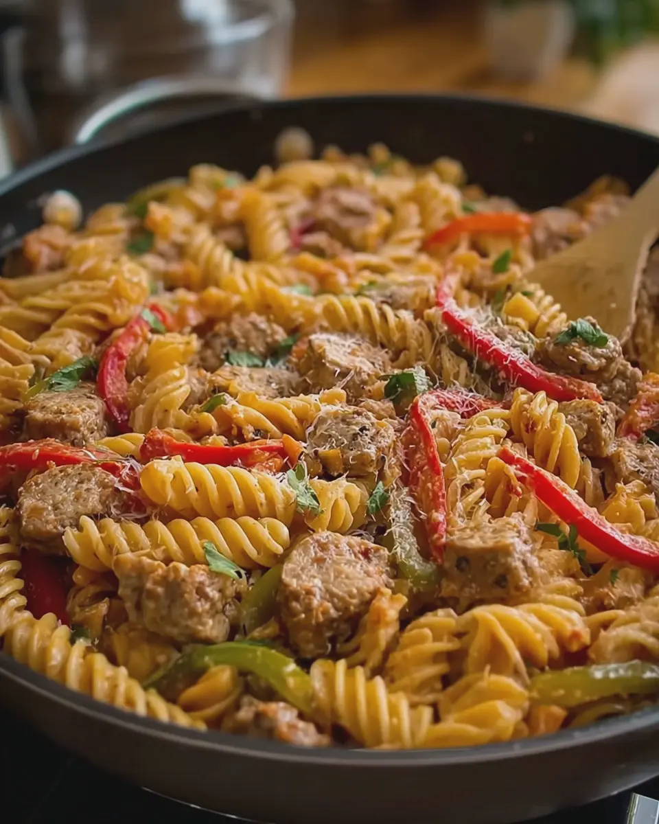 Creamy Sausage Fajita Pasta: Easy Weeknight Comfort Food