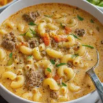 Cheeseburger Macaroni Soup