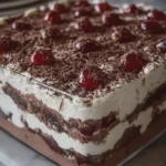 No-Bake Black Forest Cream Dessert