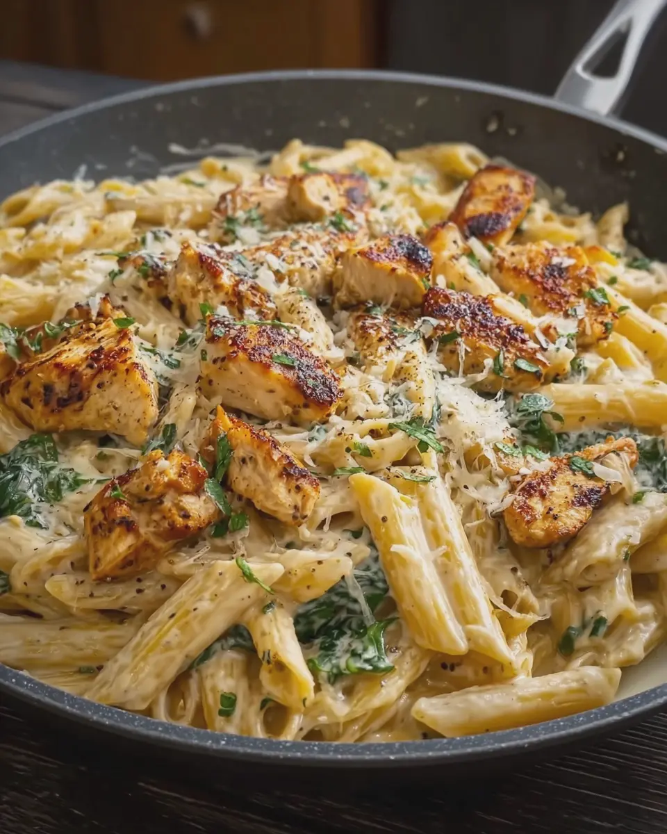 High-Protein Creamy Garlic Chicken Pasta: Easy and Delicious Comfort Food