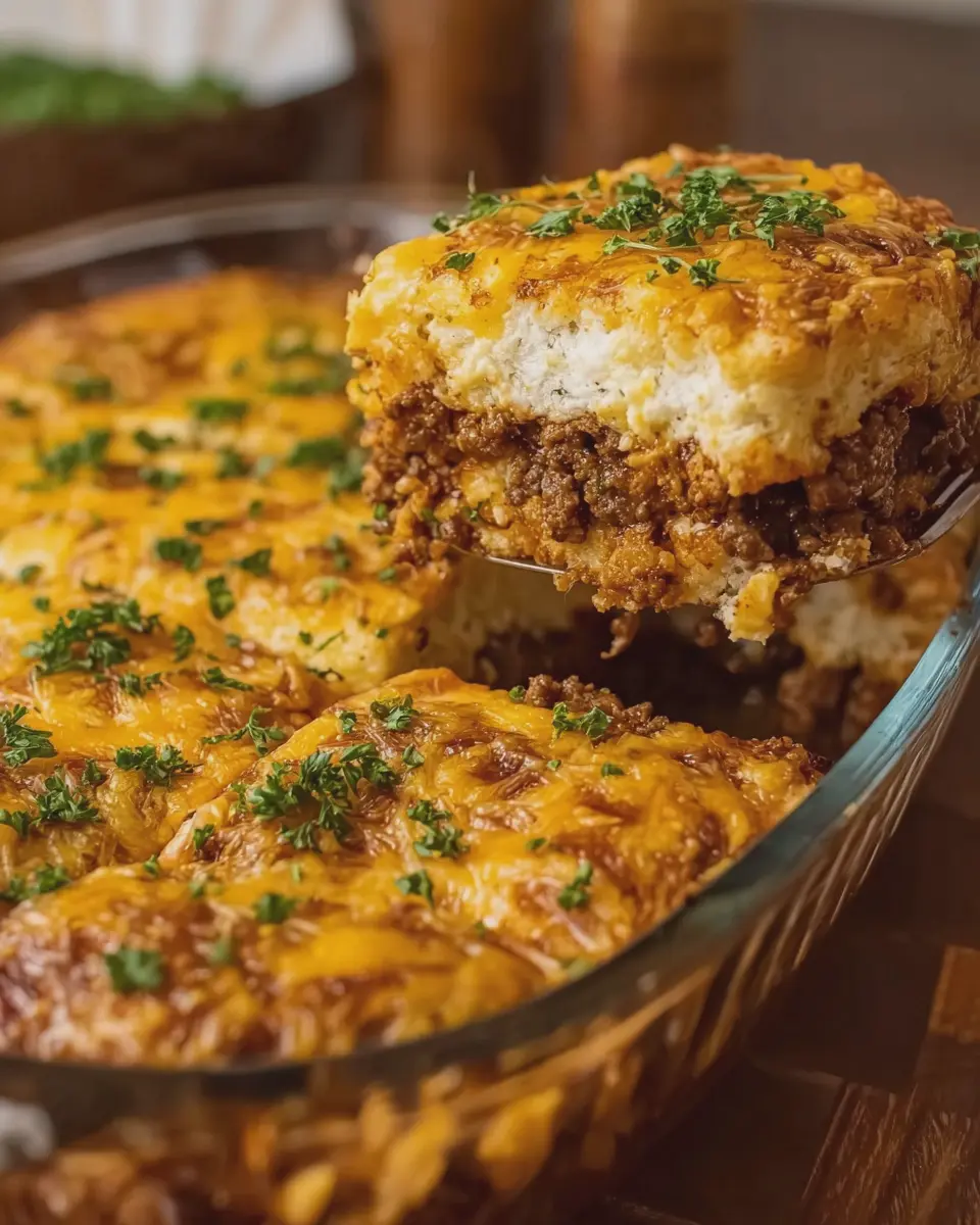 Cowboy Biscuit Casserole: Indulgent Turkey Bacon &amp; Chicken Ham Delight
