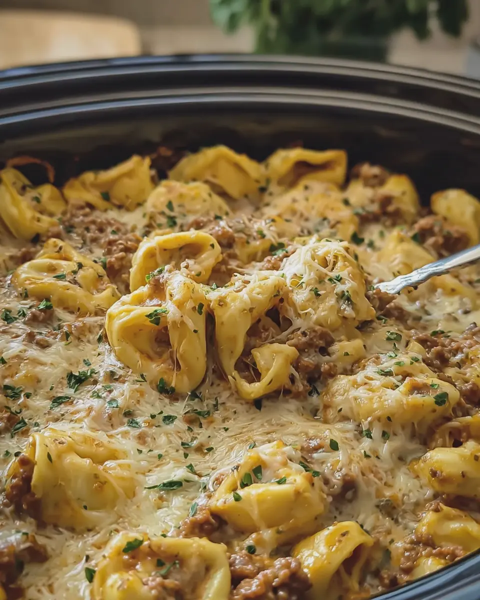 Creamy Cheesy Beef Tortellini Crockpot: The Ultimate Comfort Dish