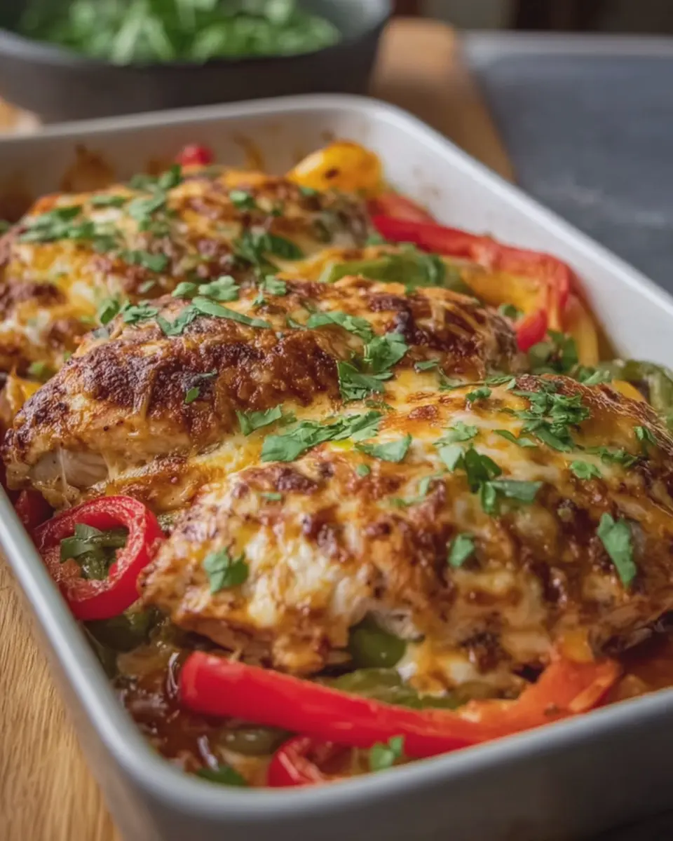 Cheesy Baked Fajita Chicken: A Deliciously Easy Dinner Idea