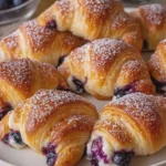 Blueberry Cream Cheese Crescent Rolls