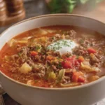 Unstuffed Cabbage Roll Soup