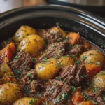 Easy Crockpot Beef and Potatoes