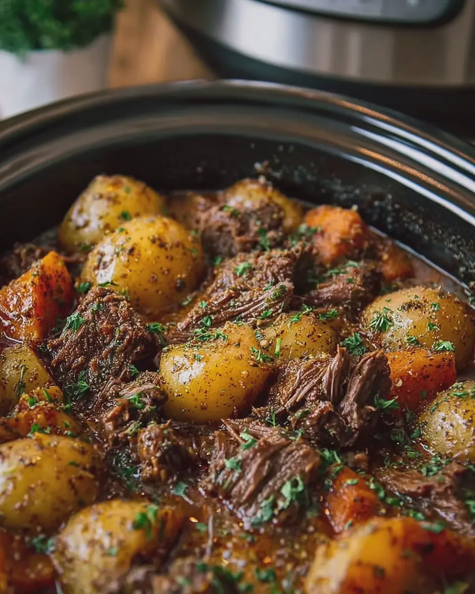 Easy Crockpot Beef and Potatoes for a Cozy Family Dinner