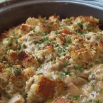 Creamy Crockpot Chicken and Stuffing for a Cozy Family Dinner