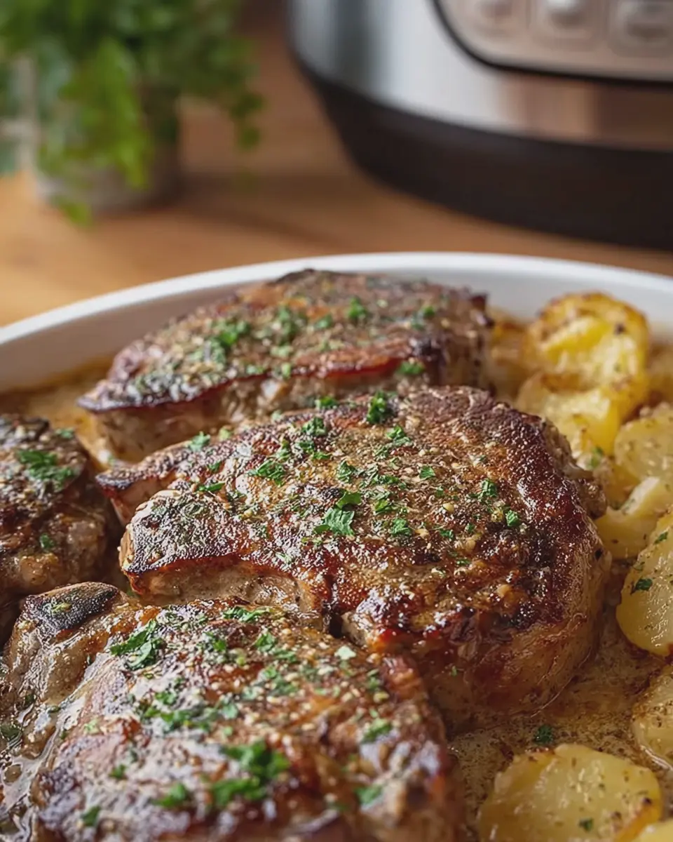 Slow Cooker Beef Chops and Scalloped Potatoes: Easy Comfort Food