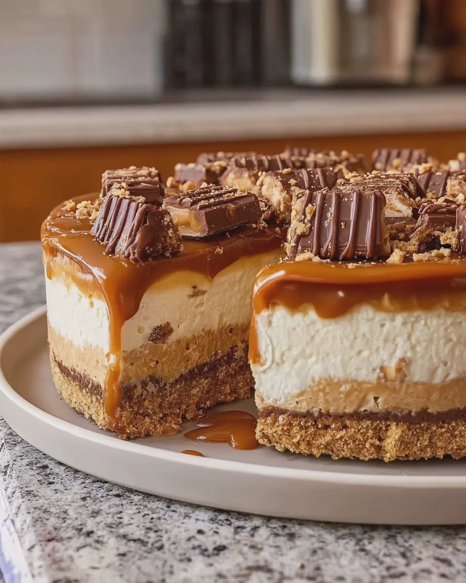 No-Bake Twix Caramel Cheesecake Delight: The Best Easy Recipe