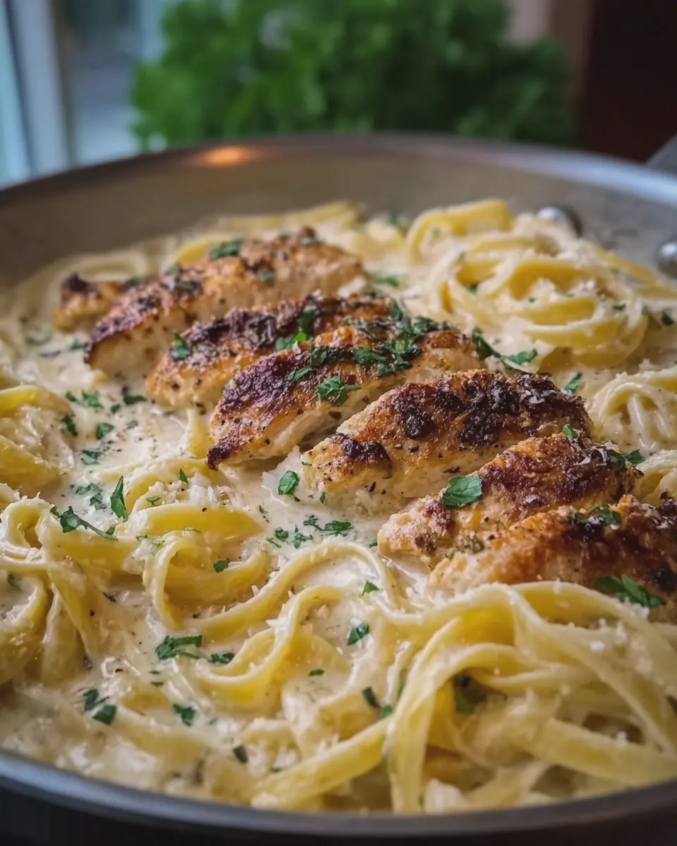 Garlic Parmesan Chicken Alfredo: The Best Comforting Fettuccine Recipe