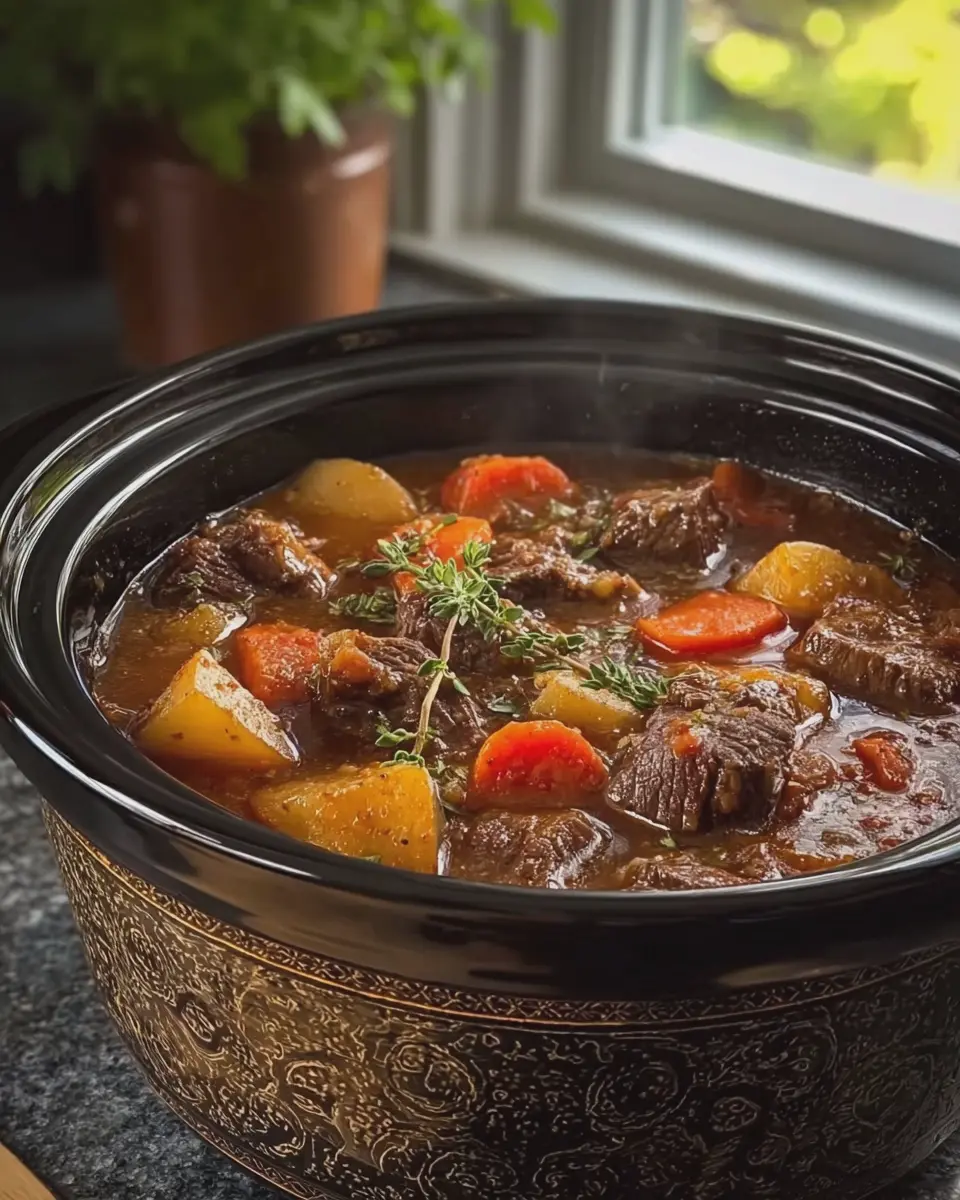 Thick and Cozy Crock Pot Beef Stew for a Heartwarming Meal