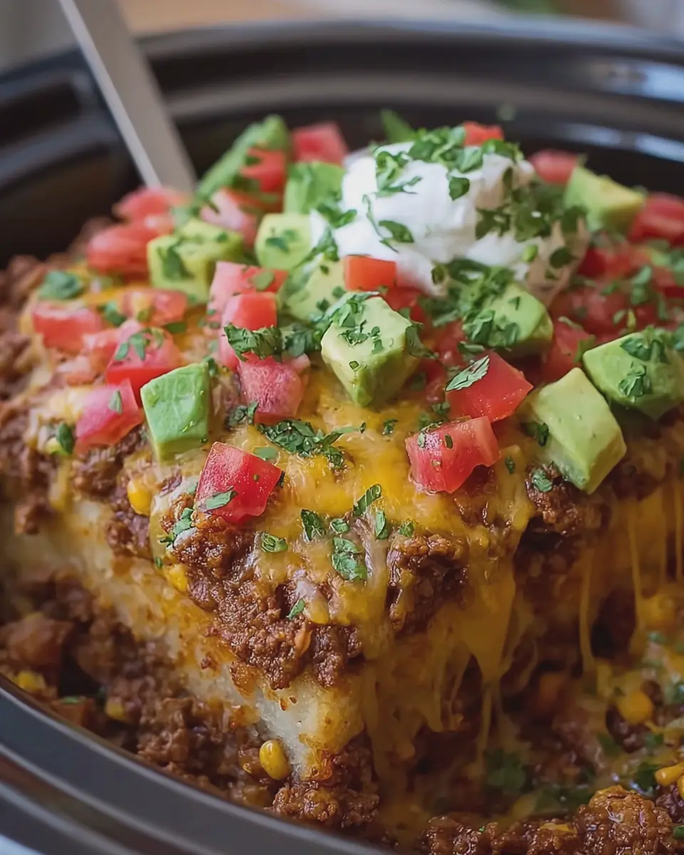 Crockpot Taco Casserole: Easy Family Meal with Turkey Bacon