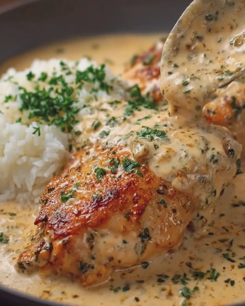 Heavenly Creamy Chicken Dinner with Turkey Bacon and Spinach Delight