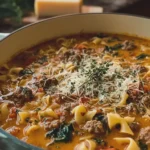 Italian Sausage Pasta Soup