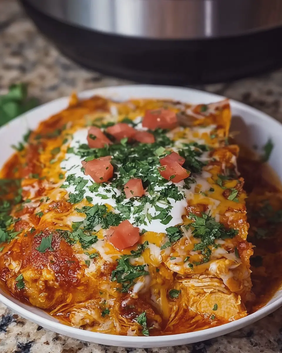 Crockpot Chicken Enchilada Casserole: Easy and Delicious Comfort Food