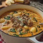 Creamy Italian Sausage and Gnocchi Soup