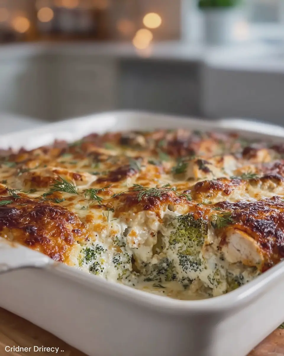 Creamy Greek Style Chicken Broccoli Bake: A Healthy Indulgence
