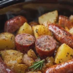 Slow Cooker Sausage and Potatoes