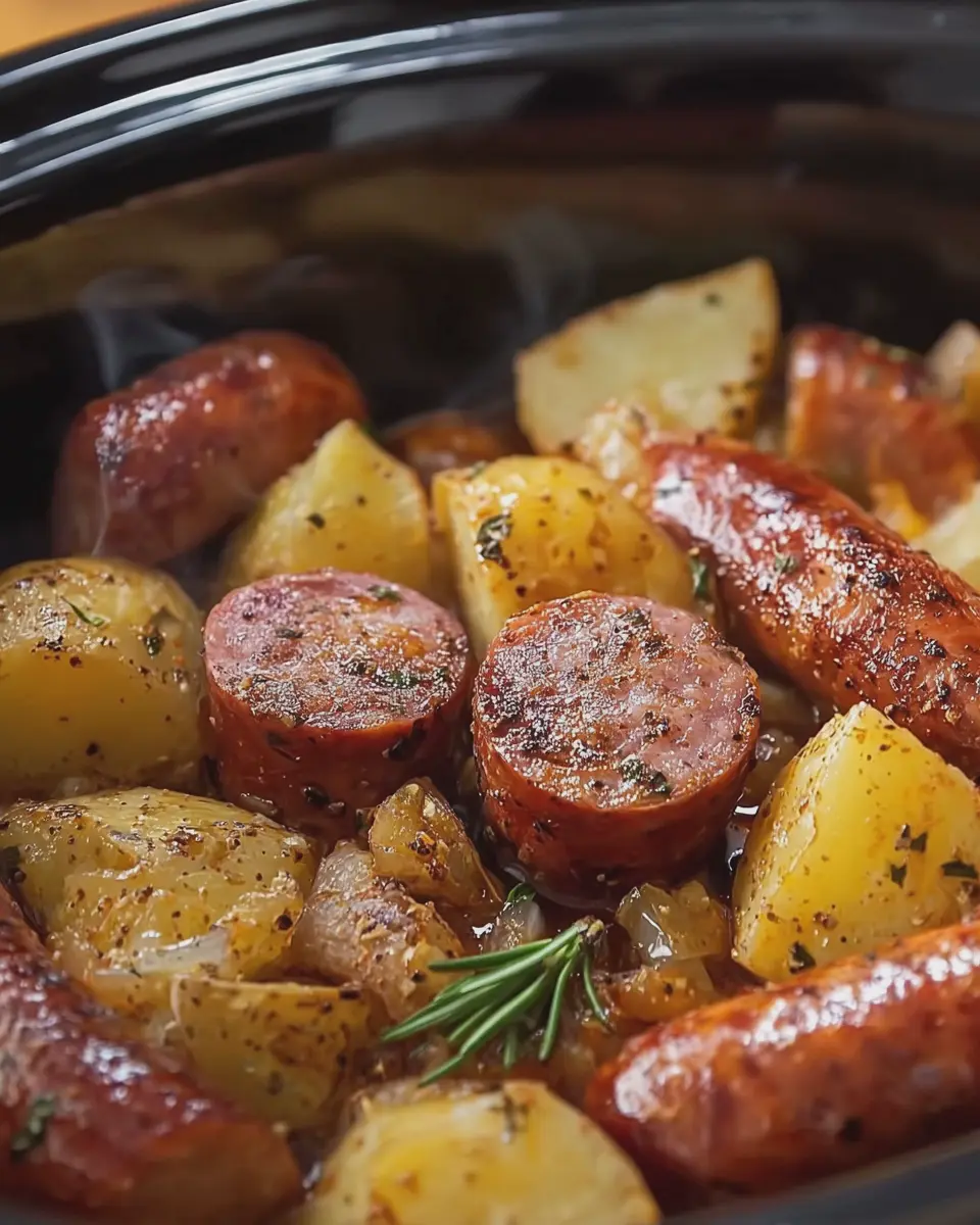 Slow Cooker Sausage and Potatoes: Easy Comfort Food Delight