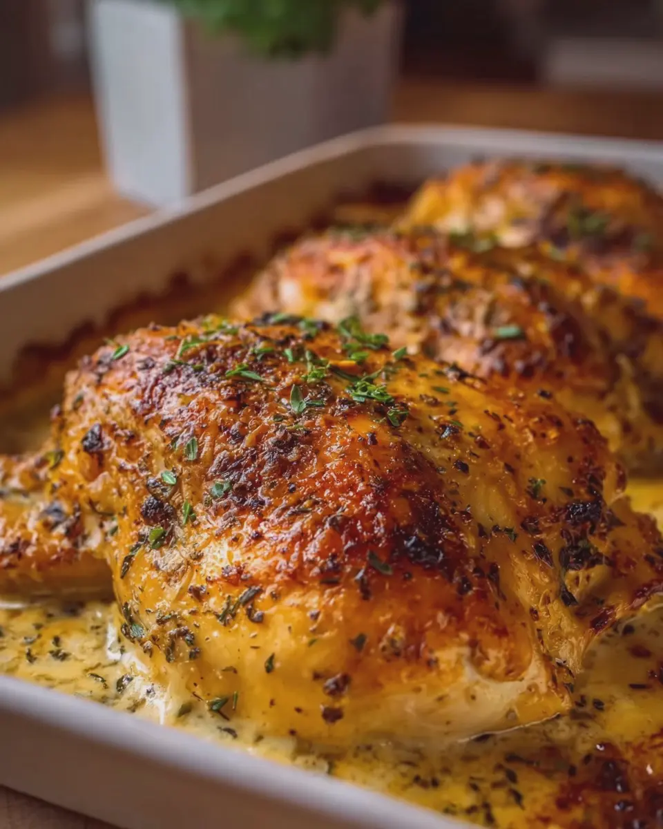 Creamy Baked Chicken with Turkey Bacon: A Comforting Delight