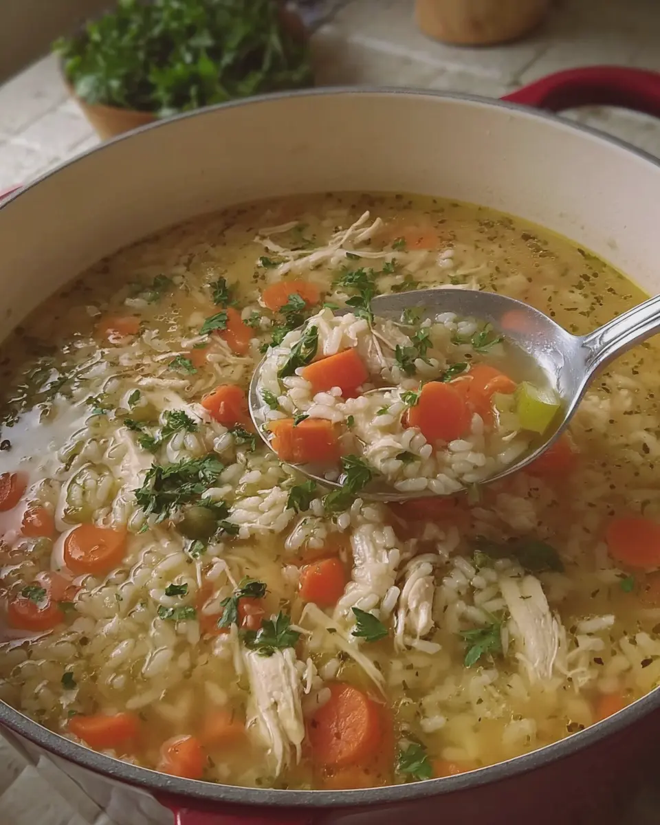 Cozy Chicken and Rice Soup: A Heartwarming Recipe for Homemade Comfort