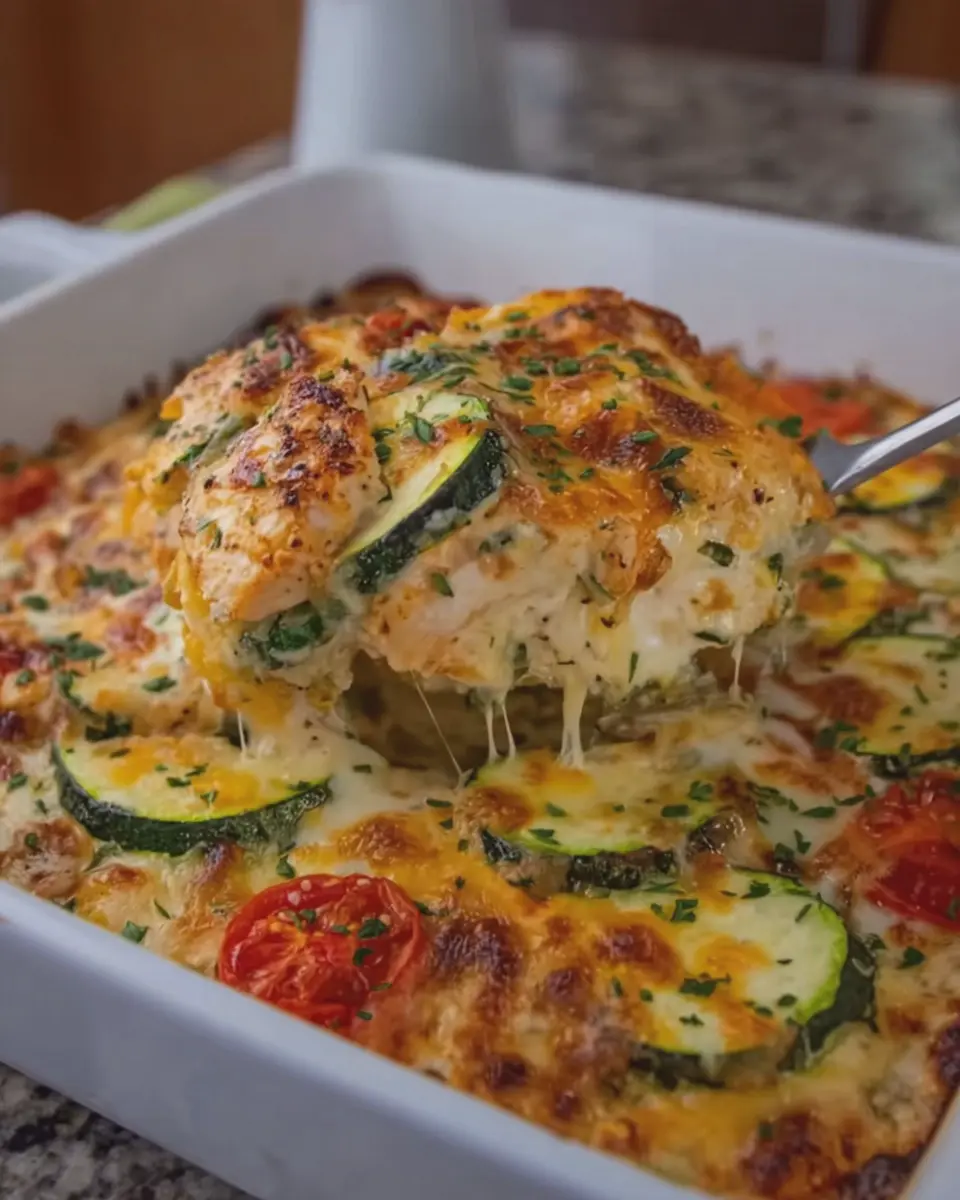 Cheesy Chicken Zucchini Bake: The Best Comfort Food Delight