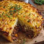 Golden Beef Potato Crust Supper Pie