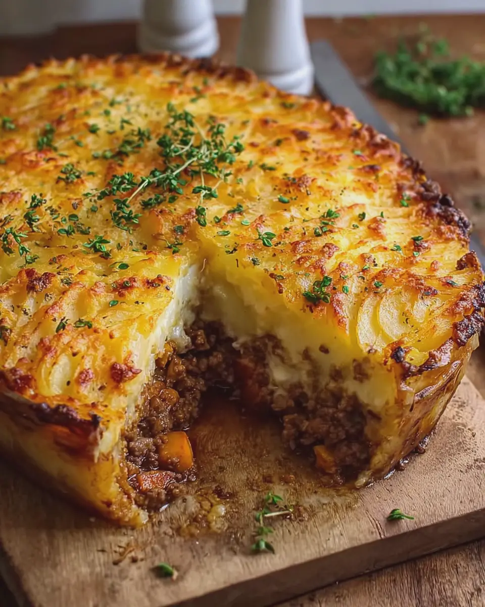 Golden Beef Potato Crust Supper Pie: A Cozy Family Favorite