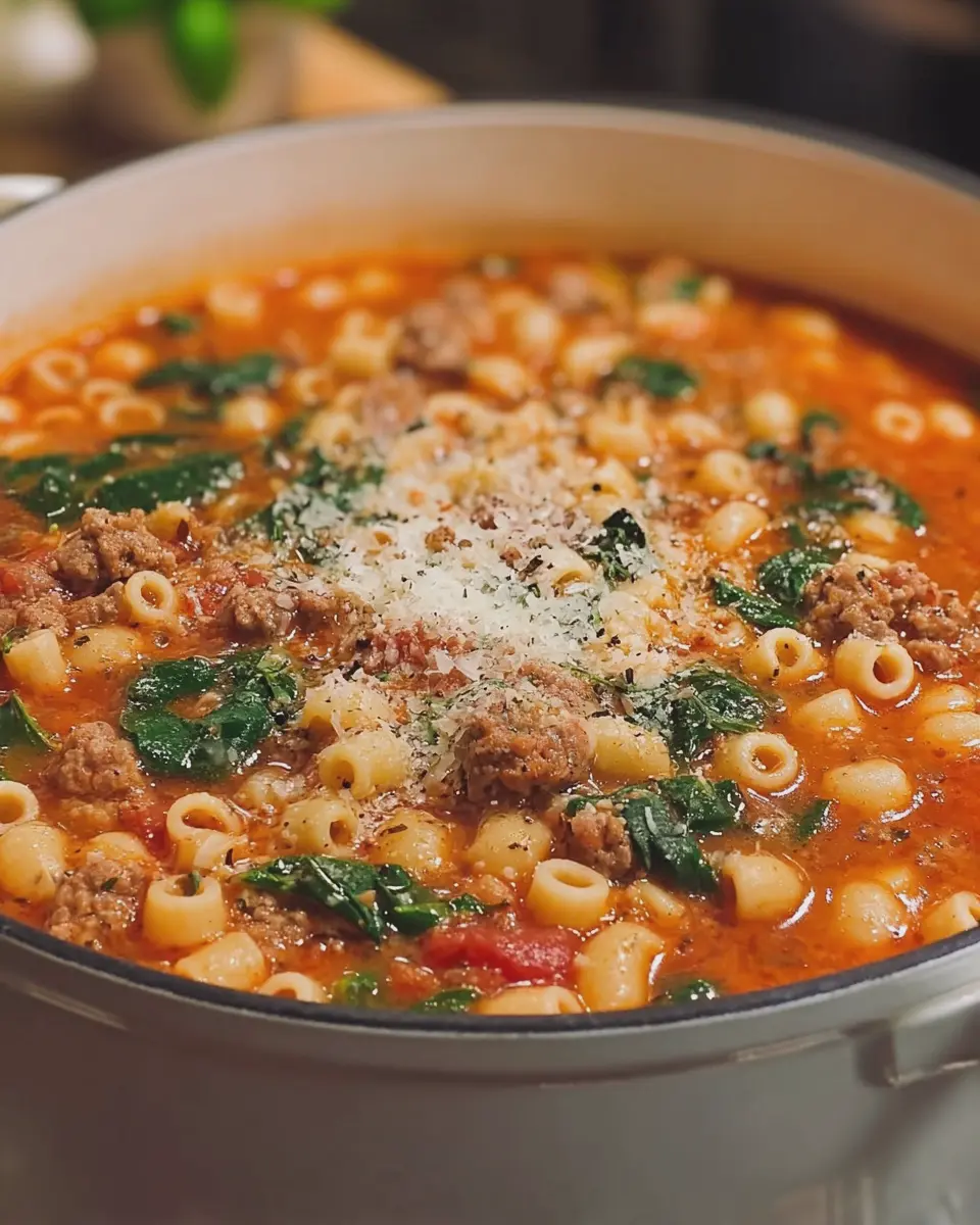 Italian Sausage Ditalini Soup: A Cozy and Easy Comfort Meal