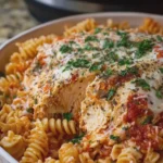 Lazy Chicken Parmesan Pasta