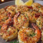 Garlic Parmesan Crusted Shrimp