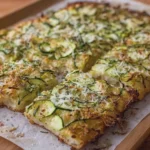 Scarpaccia Italian Zucchini Flatbread