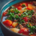 Old Fashioned Hamburger Vegetable Soup