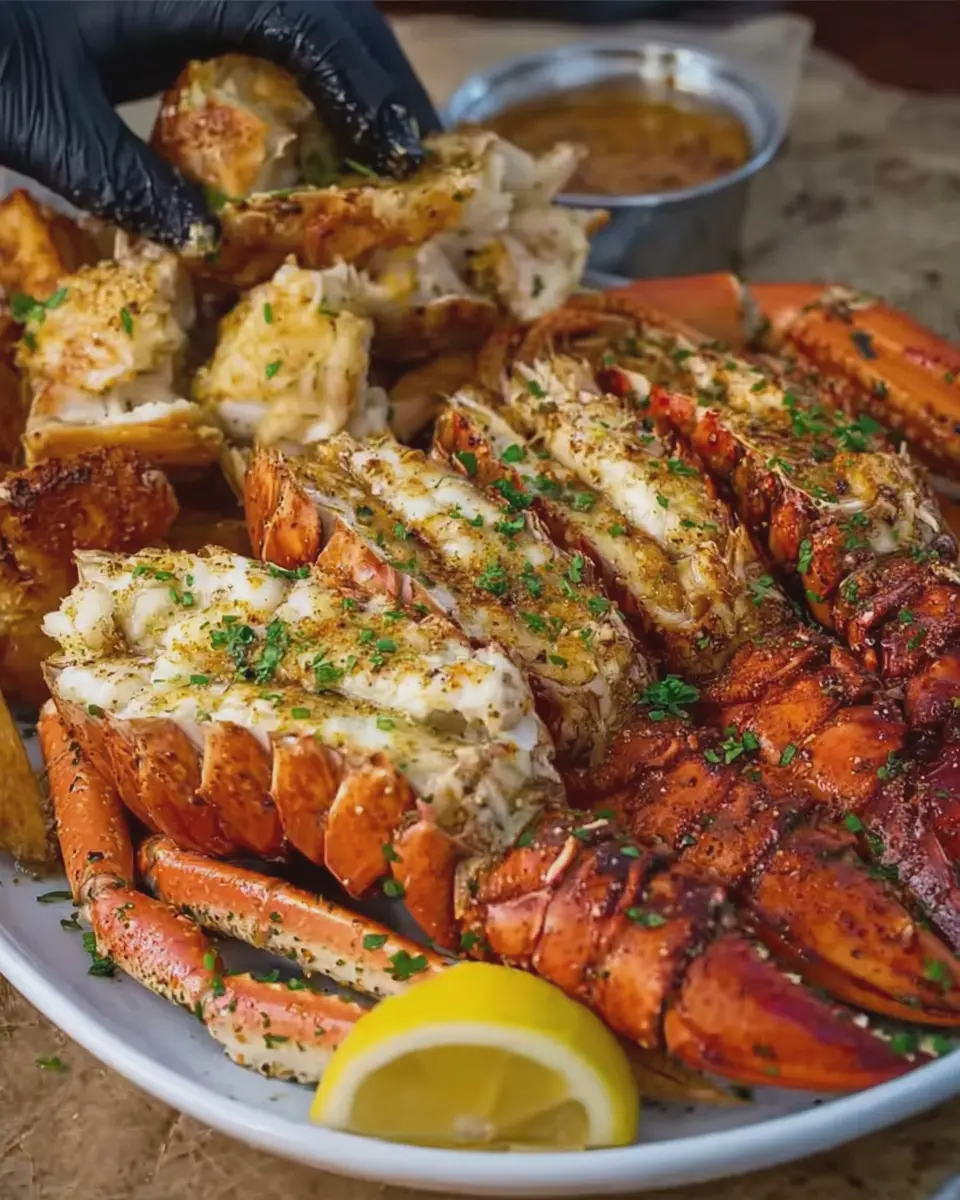 Cajun Garlic Butter Lobster and Crab Feast: A Delicious Indulgence